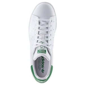 adidas Originals Men's Stan Smith Sneaker, White/White/Green, 19