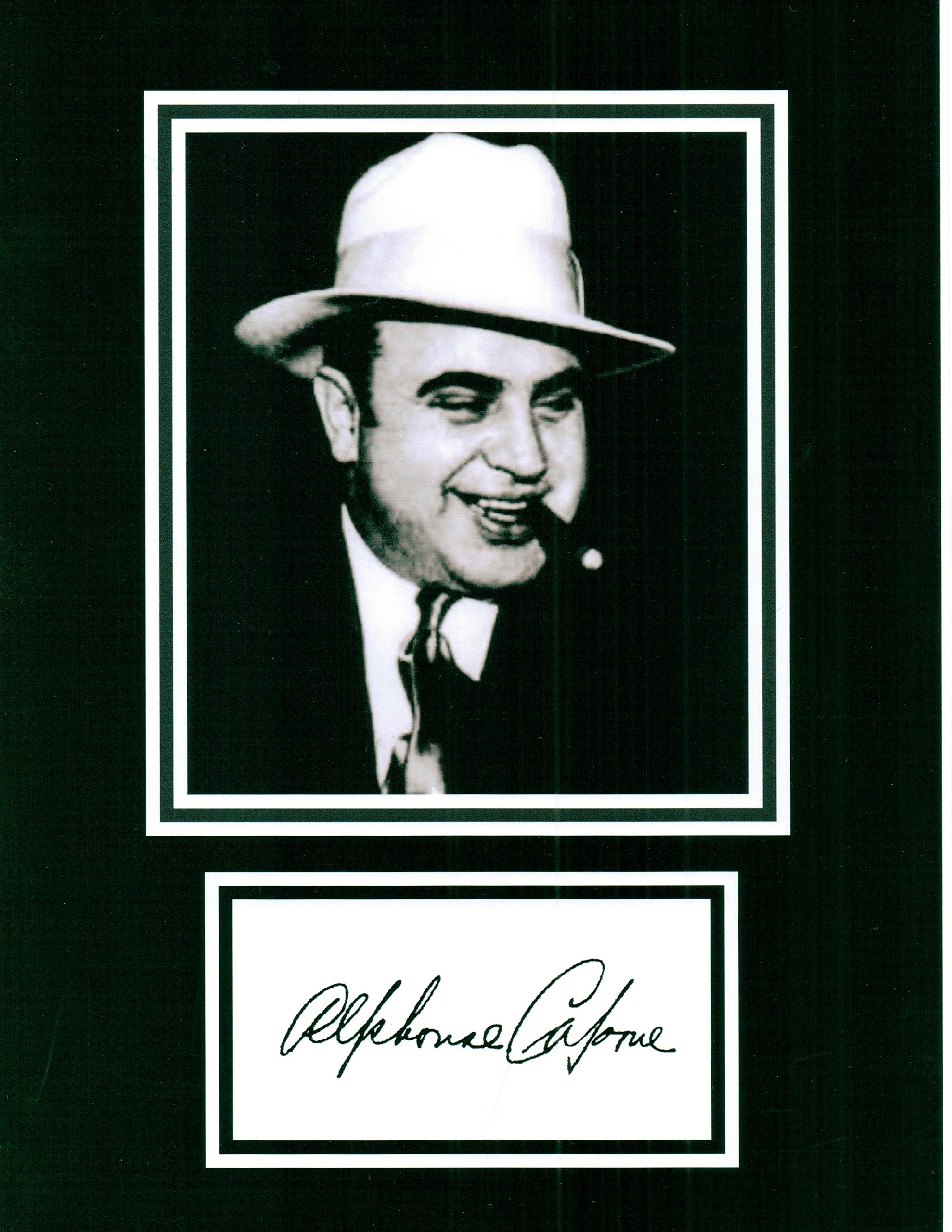 Kirkland Signature Al Capone, notorious Chicago Gangster 8 X 10 Photo Autograph on Glossy Photo Paper