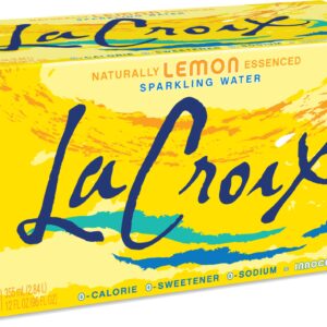 LaCroix Sparkling Water, Lemon 8pk, 12 Fl Oz (pack of 8)