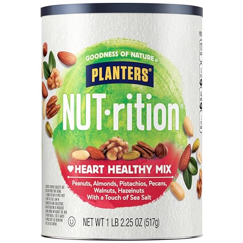 PLANTERS NUT-rition Heart Healthy Nut Mix, Snack Mix, 18.25 Oz