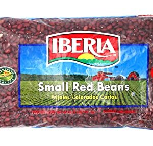 Iberia Small Red Beans, 4 lb, Long Shelf Life Small Red Beans with Easy Storage, Rich in Fiber & Potassium, Low Calorie, Low Fat Food