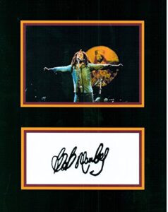 kirkland bob marley 8 x 10 photo autograph on glossy photo paper