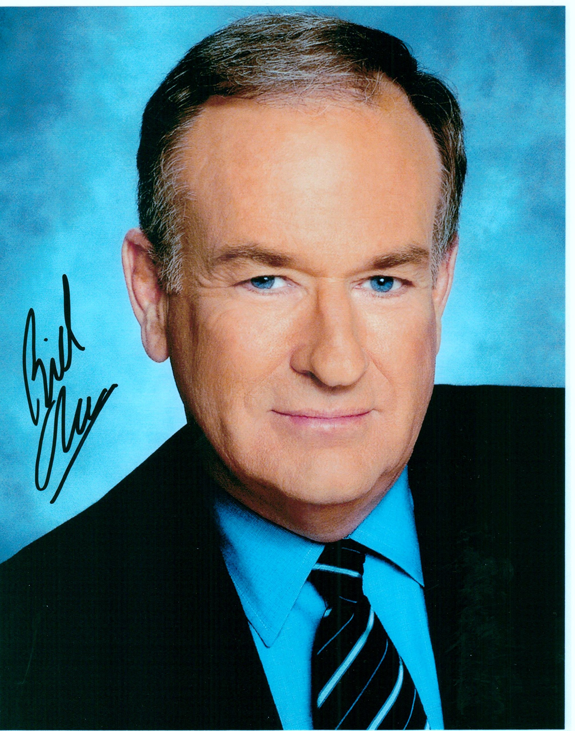 Kirkland Bill O'reilly, Conservative, 8 X 10 Photo Display Autograph on Glossy Photo Paper