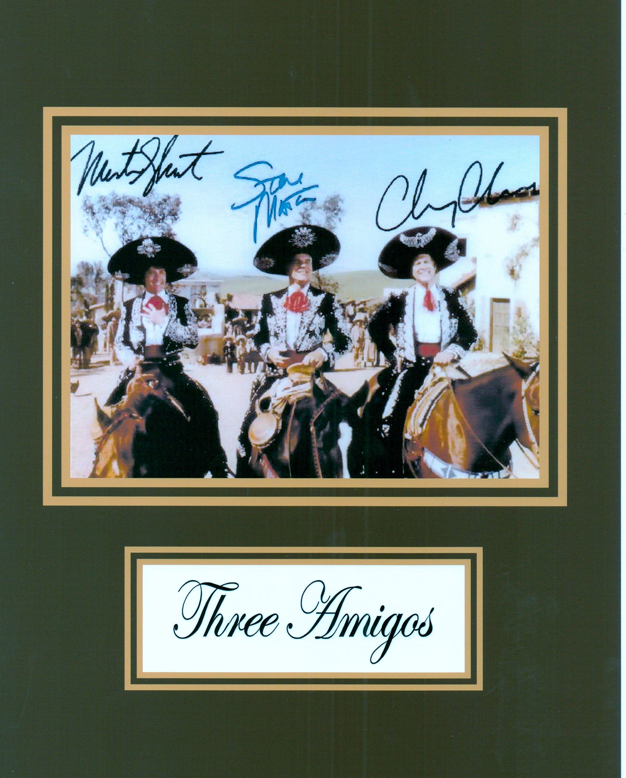 Kirkland Classic Movie, Three Amigos, 8 X 10 Photo Display Autograph on Glossy Photo Paper