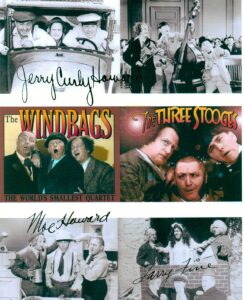 kirkland the three stooges, classic tv show, 8 x 10 photo display autograph on glossy photo paper