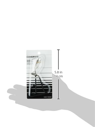 COVERGIRL Makeup Masters Eyelash Curler, Easy to Use, High Drama Lashes, 1 Count, Gentle and Easy Way to Curl Lashes, High Impact Lashes, Eye-Opening Effects