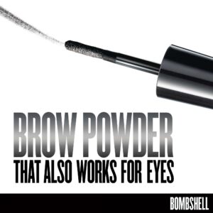 COVERGIRL Bombshell POW-der Brow & Liner Eyebrow Powder Black 800, .24 oz (packaging may vary)