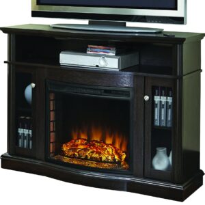 Pleasant Hearth 248-44-34M Elliot Media Electric Fireplace, Black