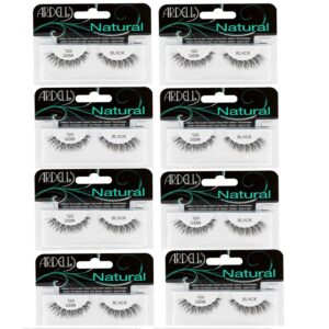 ardell fashion lashes natural strip lash, (black) [120] 1 each ( pack of 8)