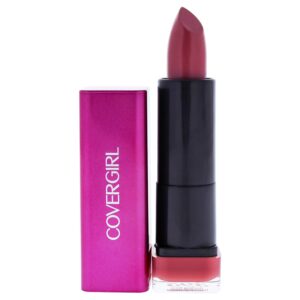 covergirl exhibitionist lipstick cream, darling kiss 395, lipstick tube 0.123 oz (3.5 g)