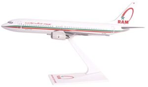 royal air maroc boeing 737-800 airplane miniature model snap fit 1:200 part# abo-73780h-006