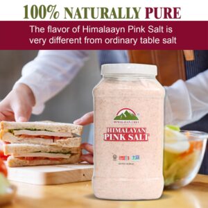 Himalayan Chef Himalayan Pink Salt Fine Grain, Plastic Jar-5 lbs