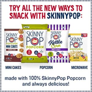 SkinnyPop Sweet & Salty Kettle Popcorn, Gluten Free, Non-GMO, Healthy Popcorn Snacks, Skinny Pop, 5.3 Oz Grocery Size Bags (Pack of 12)