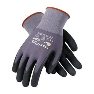 maxiflex 34-874 ultimate nitrile grip work gloves, small, 3 piece