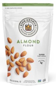 king arthur, almond flour, certified gluten-free, non-gmo project verified, certified kosher, finely ground, 16 ounces