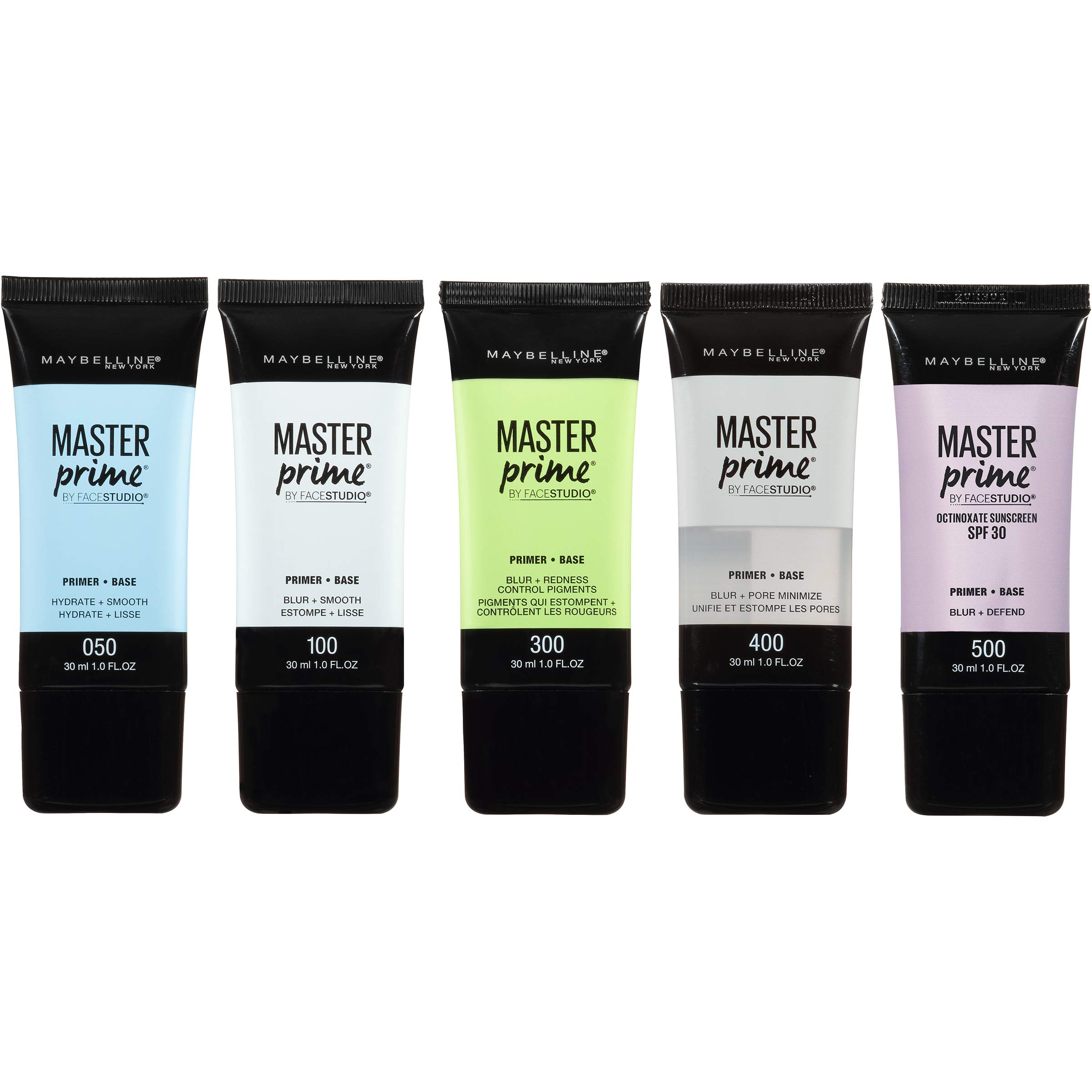 Maybelline Face Studio Master Prime Face Primer Makeup Base, Blur + Redness Control, 1 Count