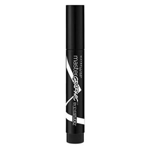 Maybelline New York Eye Studio Master Graphic Liquid Eyeliner, Striking Black, 0.084 Fluid Ounce