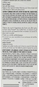 L'Oreal Paris Brow Stylist Plumper Brow Mascara, Transparent 385, 0.27 Fluid Ounce