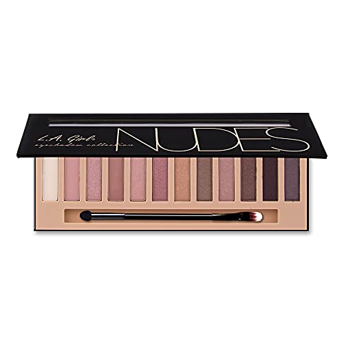 L.A. Girl Beauty Brick Eyeshadow, Nudes, 0.42 Ounce, Powder