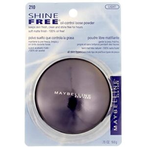 maybelline shine free loose powder light