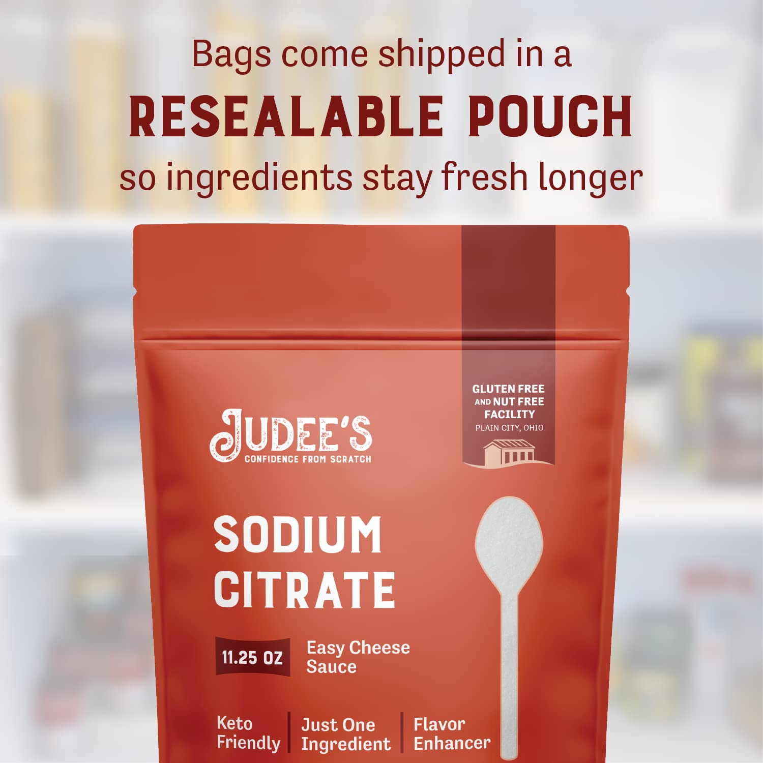 Judee’s Sodium Citrate - 11.25 oz - Keto-Friendly, Gluten-Free and Nut-Free for Cooking and Molecular Gastronomy - 100% Non-GMO - Emulsifier for Cheese Sauce - Serves as Preservative