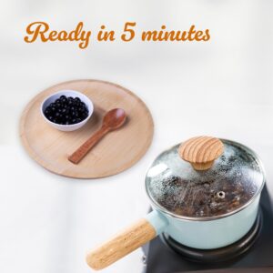 WuFuYuan Boba Tapioca Pearl, Black Sugar Flavor, Ready in 5 Minutes, 8.8 Oz. (Single Pack)