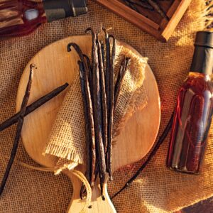 10 Organic Madagascar Vanilla Beans Whole Grade A Vanilla Pods for Vanilla Extract and Baking