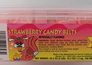 SOUR POWER Strawberry Belts, 42.3 Ounce