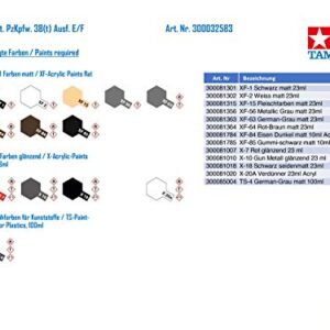 Tamiya 300032583 Tank 1:48 Dt. PzKpfw. 38 (t) Ausf. dd/e Cup