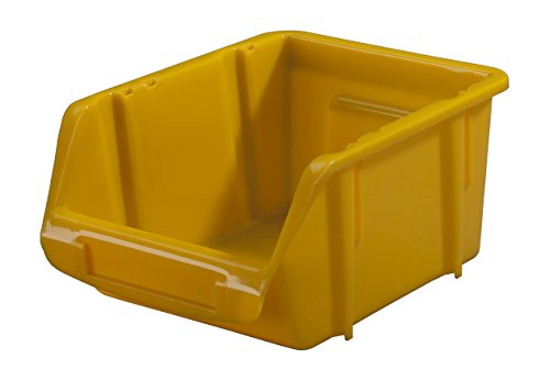 Stack-On BIN-1507 Parts Storage Organizer Bin, Small, Yellow