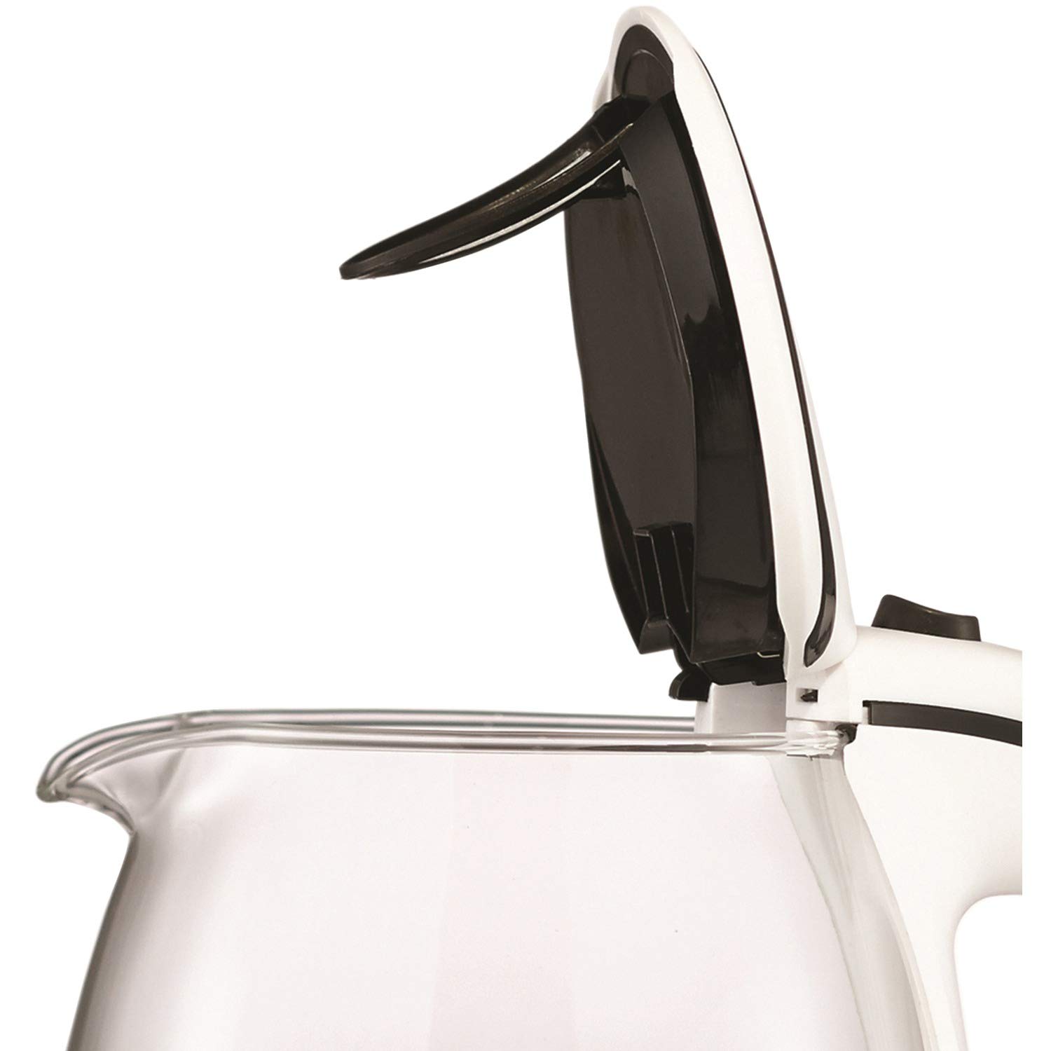 Brentwood KT-1900W 1.7L Cordless Glass Electric Kettle, White