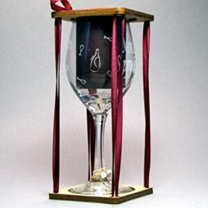 Grandma's Sippy Cup Stemmed Wine Glass with Charm and Presentation Packaging