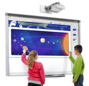 interactive smart board sbx885 with short throw projector bundle
