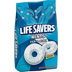 LifeSavers 22733 Hard Candy, Pep-O-Mint, 41 oz Bag