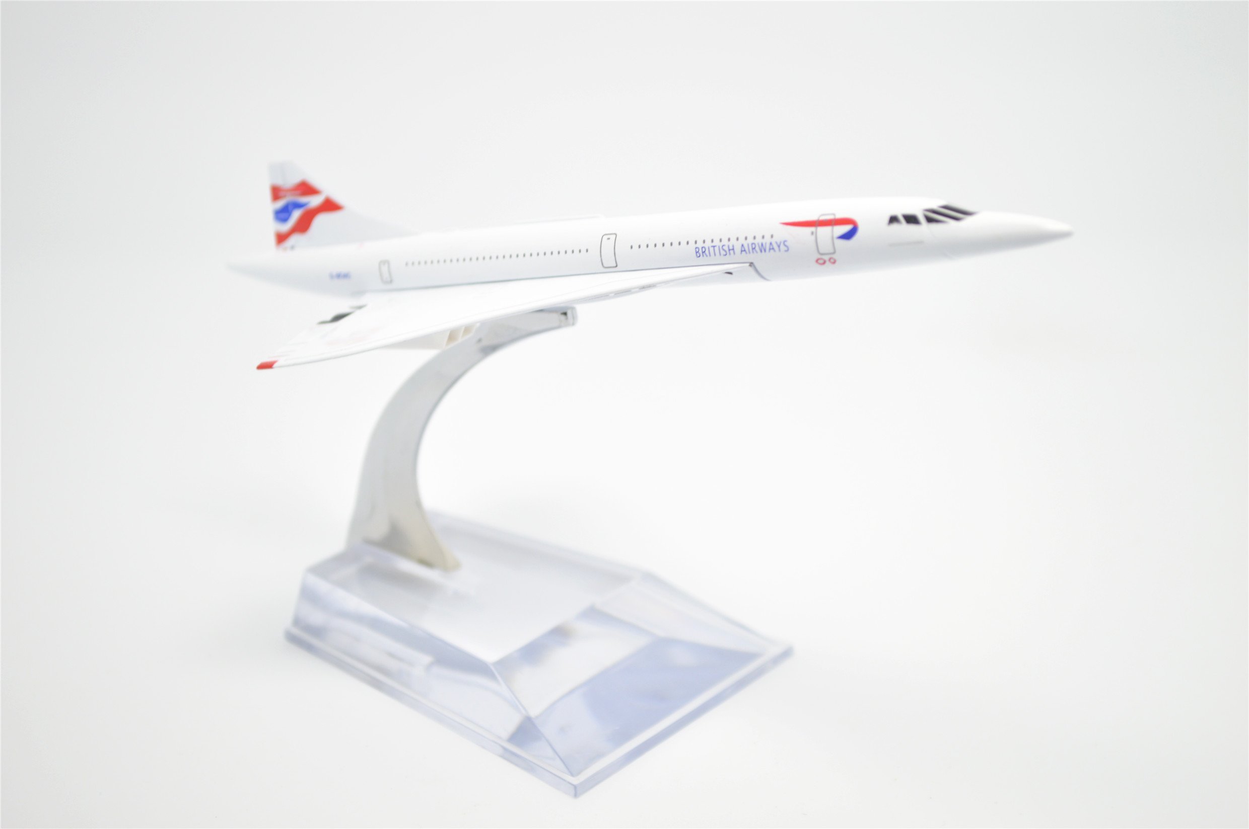 TANG DYNASTY(TM) 1:400 16cm Concorde British Airways Metal Airplane Model Plane Toy Plane Model