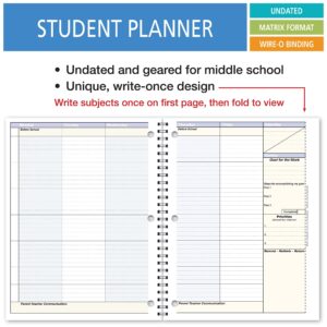 Elan Publishing Company Student Academic Planner 8 1/2 x 11" Weekly View (AOTAP-Undated)