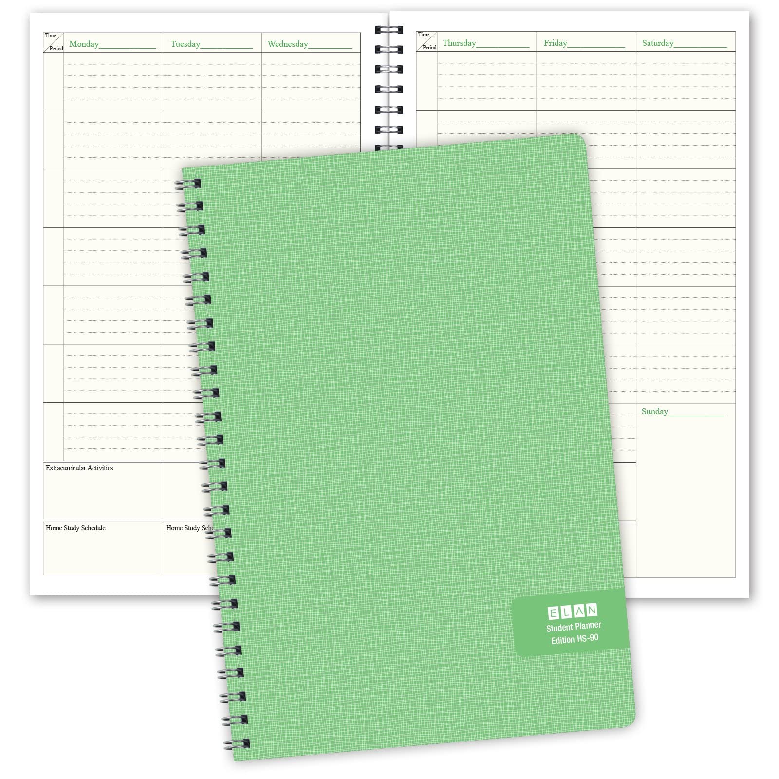 Elan Publishing Company Deluxe Full-Year Student Planner for High School 40 Weeks (HS-90)