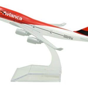 TANG DYNASTY(TM 1:400 16cm B747-400 Avianca Airline Metal Airplane Model Plane Toy Plane Model