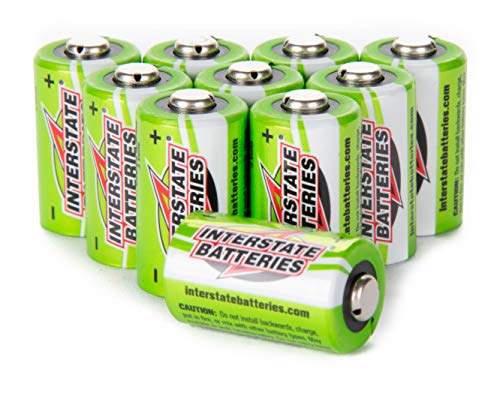 Interstate Batteries CR2 Lithium 3V Battery (10-Pack) 3 Volt 800 mAH Lithium CR2 (PHO0210A) Cameras, Camcorders, Chargers, Flashlights