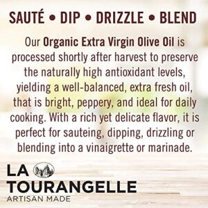 La Tourangelle Extra Virgin Olive Oil Spray, Cold-Pressed Extra Virgin, All-Natural, Artisanal, Great for Cooking, Sauteing, Grilling, and Dressing, Cooking Spray Oil, 5 fl oz