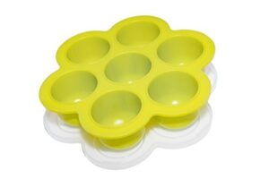 made-in-usa - popfex silicone egg bites mold for instant pot accessories - fits instant pot 5,6,8 qt pressure cooker - reusable storage container and freezer tray with lid for homemade baby food