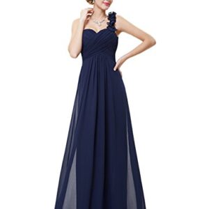 Ever-Pretty Womens Floor Length Sweetheart Neckline Formal Bridesmaids Dress 12 US Navy Blue