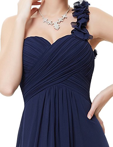 Ever-Pretty Womens Floor Length Sweetheart Neckline Formal Bridesmaids Dress 12 US Navy Blue