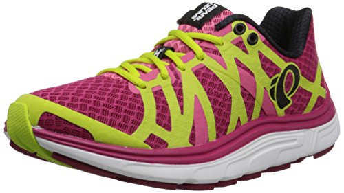 PEARL IZUMI Women's W EM Road H 3 Running Shoe, Cerise/Honeysuckle, 5 B US