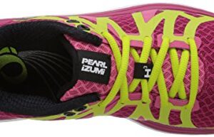 PEARL IZUMI Women's W EM Road H 3 Running Shoe, Cerise/Honeysuckle, 5 B US