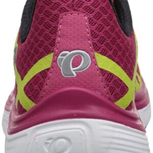 PEARL IZUMI Women's W EM Road H 3 Running Shoe, Cerise/Honeysuckle, 5 B US