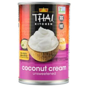 thai kitchen gluten free unsweetened coconut cream, 13.66 fl oz