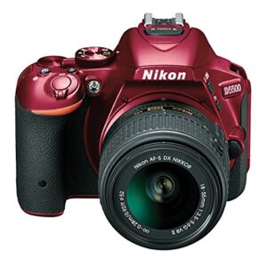 Nikon D5500 DX-format Digital SLR w/ 18-55mm VR II Kit (Red)