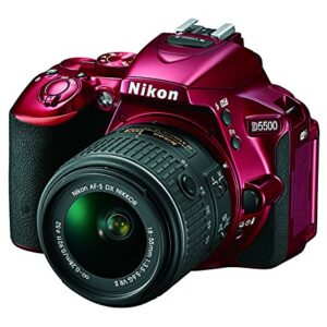 Nikon D5500 DX-format Digital SLR w/ 18-55mm VR II Kit (Red)