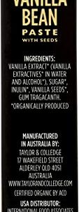 Taylor & Colledge Organic Vanilla Bean Paste with Seeds, 1.7oz Tube